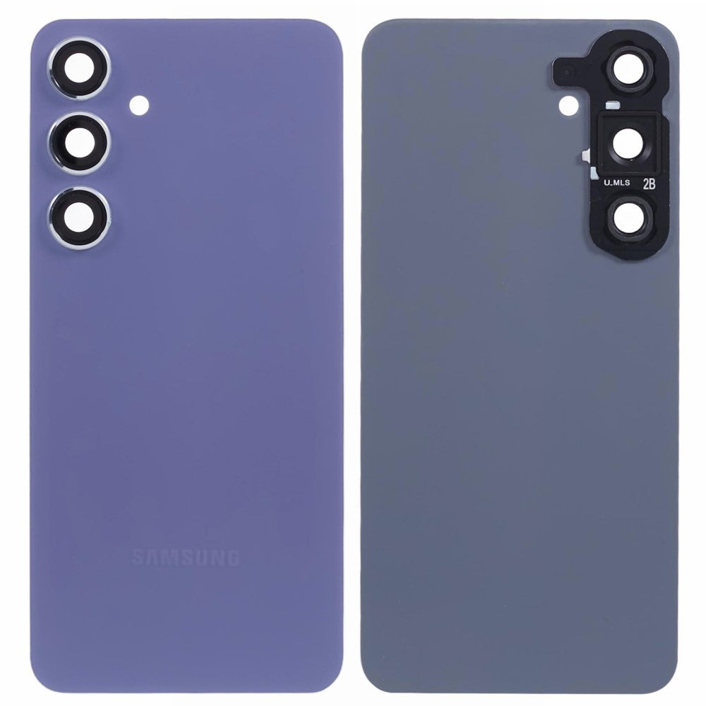 Tapa Bateria Back Cover + Lente Camara Samsung Galaxy S24 S921 Azul Oscuro