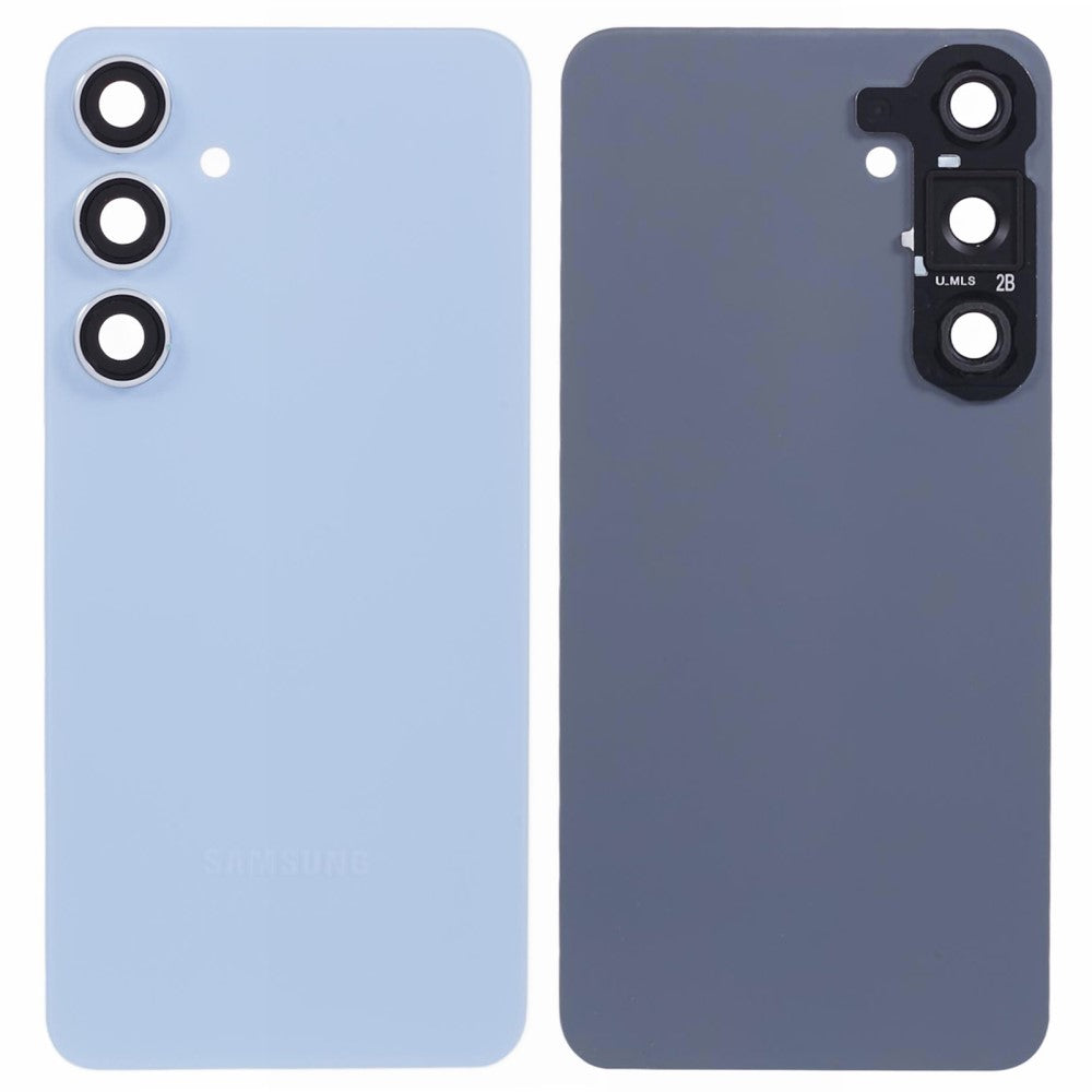 Tapa Bateria Back Cover + Lente Camara Samsung Galaxy S24 S921 Azul Claro