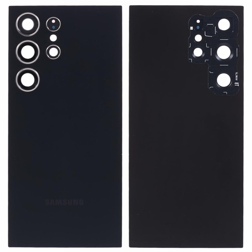 Tapa Bateria Back Cover + Lente Camara Samsung Galaxy S24 Ultra S928 Negro