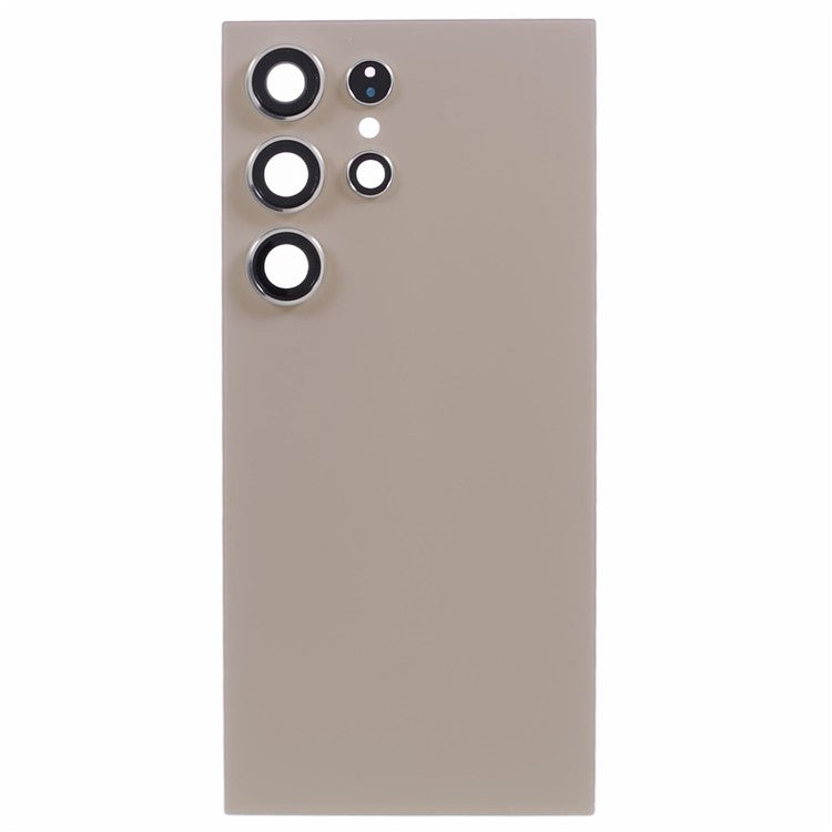 Tapa Bateria Back Cover + Lente Camara Samsung Galaxy S24 Ultra S928 Gris