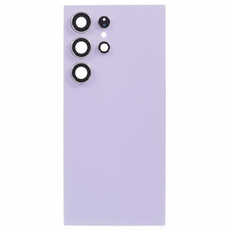 Tapa Bateria Back Cover + Lente Camara Samsung Galaxy S24 Ultra S928 Morado