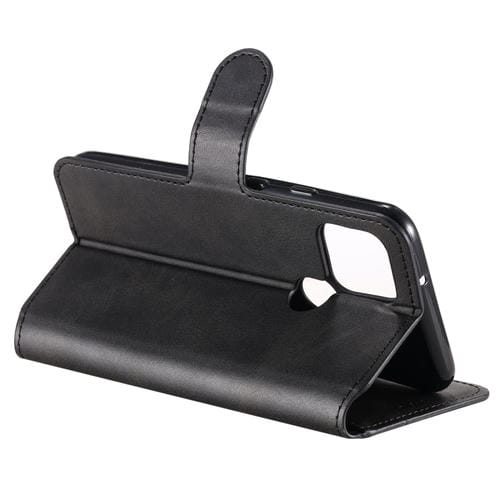 Para Google Pixel 5 Classic Calf Texture PU + TPU Funda de cuero con tapa horizontal, con soporte, ranuras para tarjetas y billetera (negro)