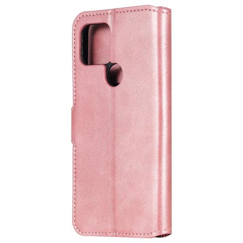 Para Google Pixel 5 Classic Calf Texture PU + TPU Funda de cuero con tapa horizontal, con soporte, ranuras para tarjetas y billetera (oro rosa)