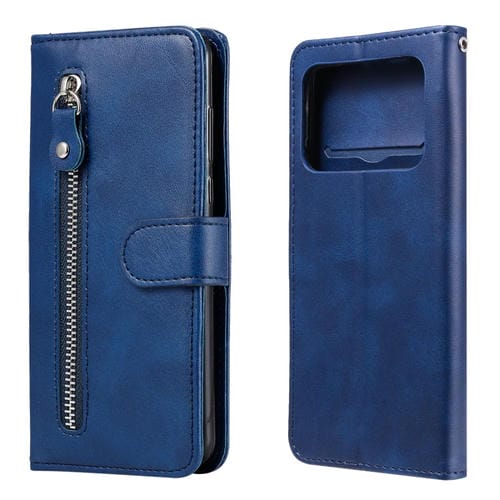 Para Xiaomi Mi 11 Ultra Fashion Calf Texture Chipper Horizontal Flip Funda de cuero con soporte y tragamonedas y billetera (azul)