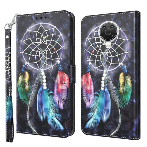 Estuche para Nokia G20 G10 6.3 de Cuero Pintado 3D Atrapasueños (Colorido)
