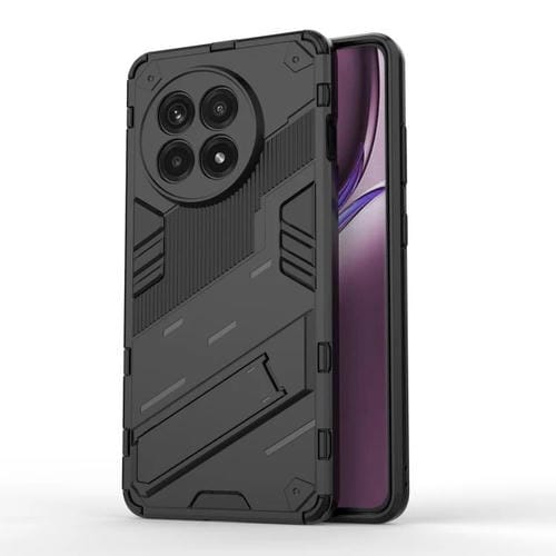 Funda 2 en 1 para OnePlus Ace 5 Punk Armor PC y TPU con Soporte (Negro)