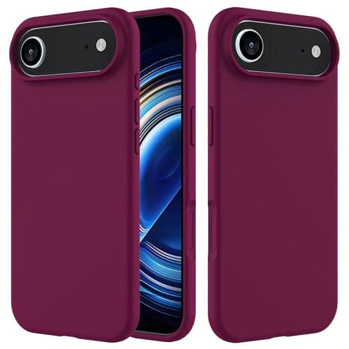 Funda de silicona de color sólido para iPhone 17 Air (violeta)