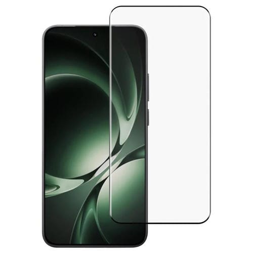 Película de vidrio templado con borde curvo 3D 9H HD para Redmi K80 Ultra (negro)