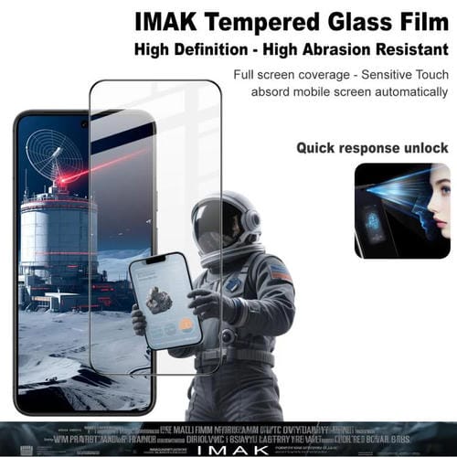 Película de vidrio templado de pantalla completa imak 9H para Huawei nova 14, serie Pro+