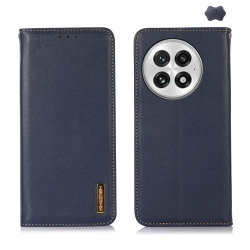 Funda para Teléfono Khazneh Nappa con Piel de Vaca para OnePlus Nord 13 (Azul)