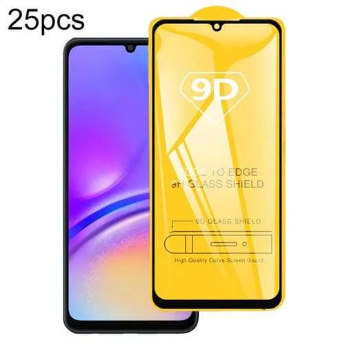 25 protectores de pantalla de vidrio templado 9D con pegamento completo para Samsung Galaxy A07 4G