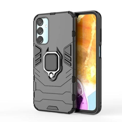 Funda Protectora para Samsung Galaxy M15 5G PC + TPU a Prueba de Golpes con Soporte de Anillo Magnético (Negro)