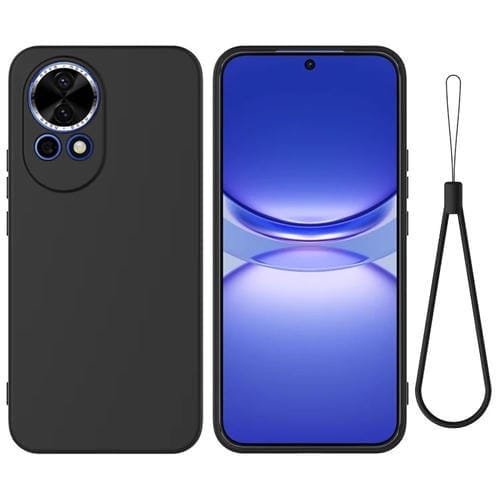 Funda Protectora Silicona Líquida Huawei Nova 13 Cobertura Total a Prueba de Caídas (Negro)