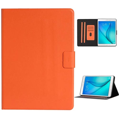 Funda para Tablet Samsung Galaxy Tab A 9.7 T550 T555C Cuero Tapa Horizontal Ranuras Soporte Suspensión (Naranja)