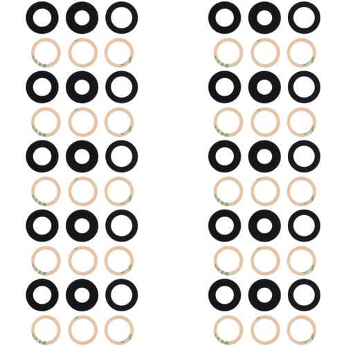 Lente de Cámara Trasera para Samsung Galaxy Z Fold4 SM-F936B (10 Piezas)