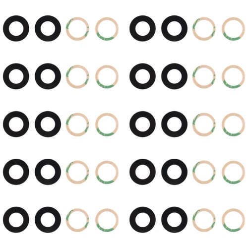 Lote de 10 Lentes de Cámara Trasera Samsung Galaxy A04 SM-A045F