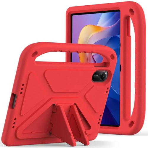 Funda de EVA a prueba de golpes con soporte para Xiaomi Redmi Pad 2 (roja)