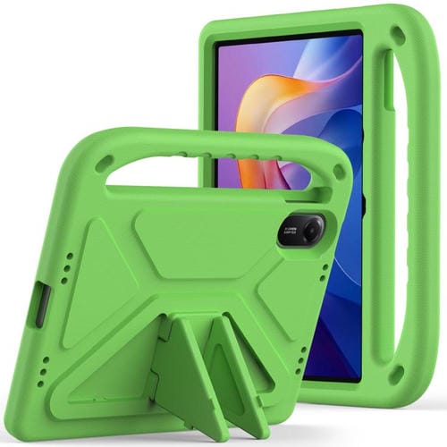Funda de EVA a prueba de golpes con asa y soporte para Xiaomi Redmi Pad 2 (verde)