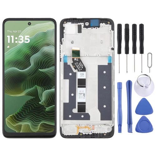 Plein écran avec cadre pour Motorola Moto G35