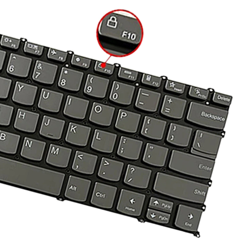 Teclado Completo con Retroiluminacion USA Version Lenovo IdeaPad 5 Gris