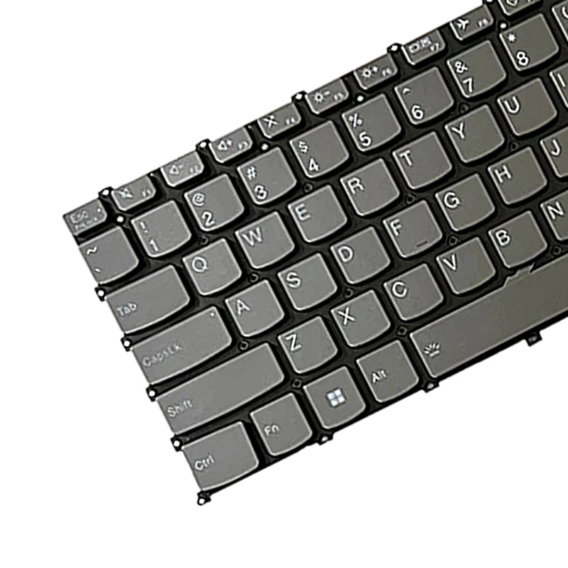 Teclado Completo con Retroiluminacion USA Version Lenovo IdeaPad 5 Yoga Slim 7 Pro Gris