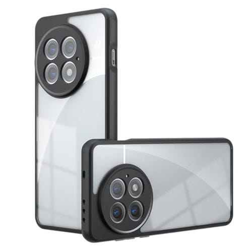 Funda híbrida TPU y PC para OnePlus 13 con orificio preciso (Transparente)