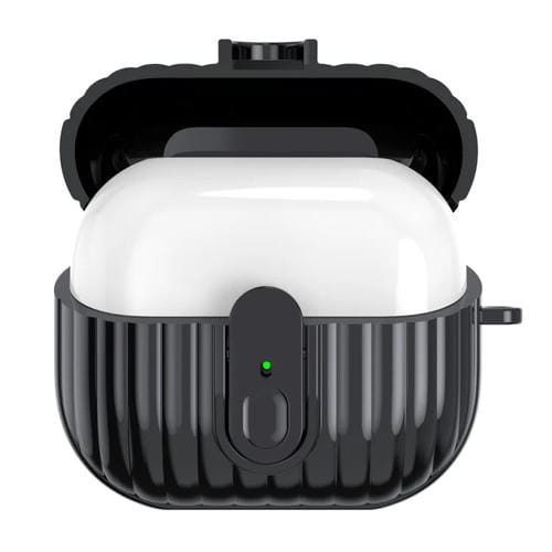 Estuche Protector para Auriculares Samsung Galaxy Buds3 con Carcasa y Cierre de Seguridad (Negro)