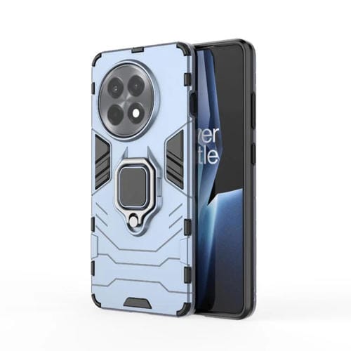 Funda de Teléfono OnePlus Ace 5 5G/13R con Soporte Anillo Magnético PC y TPU (Azul Marino)