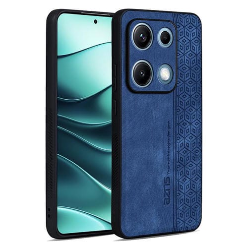 Funda AZNS con relieve 3D para Redmi Note 14S 4G (azul zafiro)