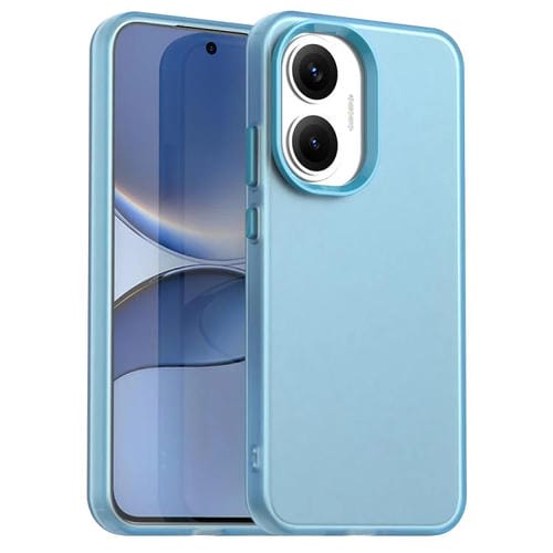 Funda híbrida de TPU a prueba de golpes para Xiaomi Poco F7 Candy PC (azul)