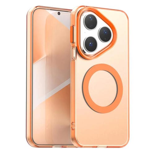 Funda híbrida de TPU y PC con Magsafe Candy para Huawei Pura 80 (naranja)