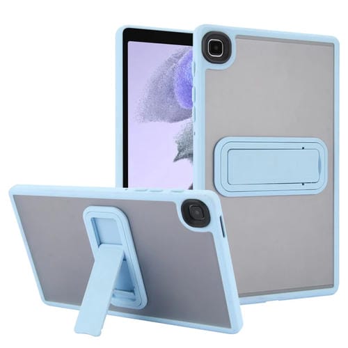 Funda híbrida TPU y Policarbonato con Soporte para Samsung Galaxy Tab A7 Lite (Azul Claro)