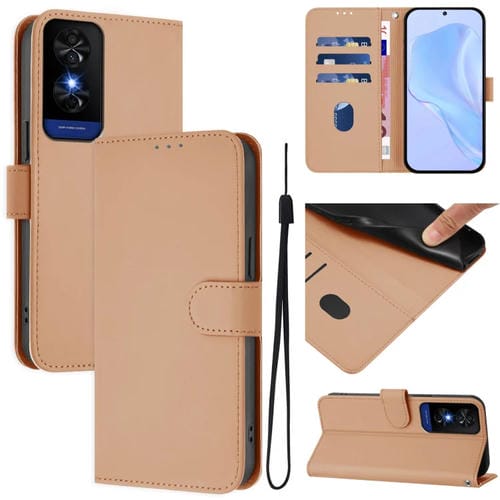 Funda de Cuero con Cordón para TCL 50 5G y 50 Xe Nxtpaper 5G (Desnudo)