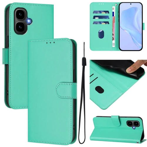 Funda de piel sintética con cordón para Tecno Pop 10 (verde)