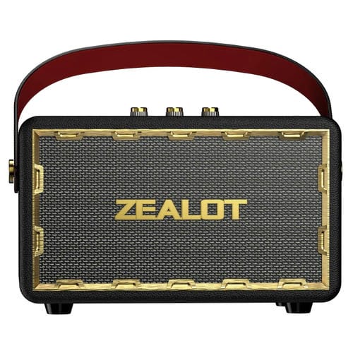 Altavoz Bluetooth Portátil Zealot Mt01 Retro Card Inalámbrico (Negro)