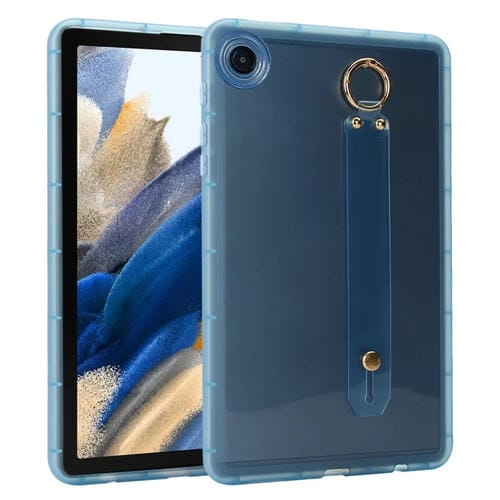 Funda híbrida para Tablet Samsung Galaxy Tab A8 10.5 (2021) X200 con soporte para pulsera (Azul)