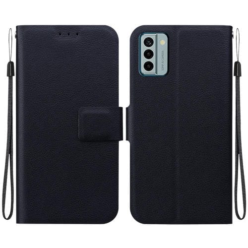 Funda de Cuero Ultradelgada con Hebilla Magnética para Nokia G22 (Negra)