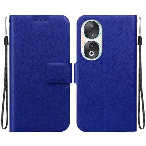 Funda de Cuero Ultrafina con Hebilla Magnética para Honor 90 (Azul)