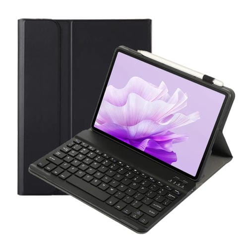 Funda de Cuero para Tableta Honor Pad X9/X8 Pro 11.5 con Teclado Bluetooth Desmontable (Negro)