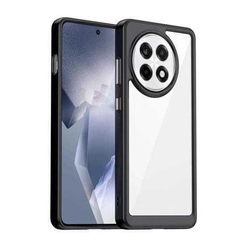 Funda híbrida Acrílico TPU OnePlus Ace 5 5G serie colorida (Negra)