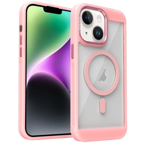 Funda para Teléfono Honeycomb Magsafe iPhone 14 Plus con Sistema de Refrigeración (Rosa)