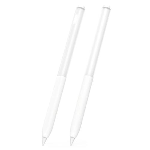 Funda Silicona Jelly Transparente para Lápiz Óptico Vivo Pencil 2S / Iqoo Air 2S, 2 Unidades (Blanco)