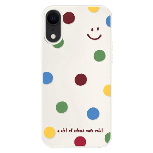 Funda híbrida TPU y Policarbonato para iPhone Xr con Tacto Sedoso (Blanco)