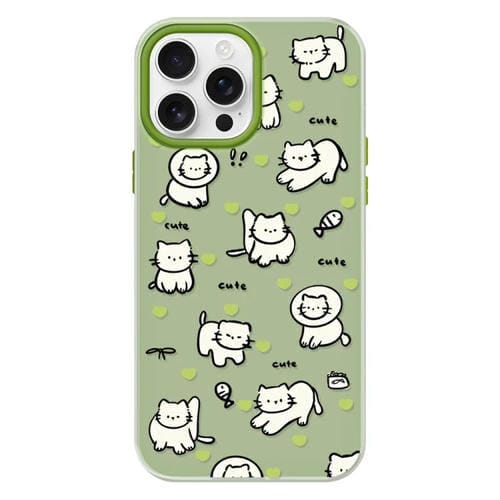 Funda híbrida TPU y PC con tacto de piel para iPhone 12 Pro (Corazón Verde)
