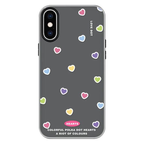 Funda híbrida TPU Policarbonato iPhone X/Xs con tacto sedoso (Negro)