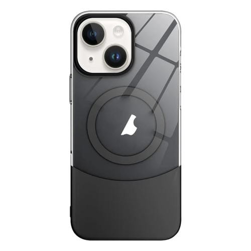 Funda para iPhone 13 Slim Color Contrast Magsafe PC Transparente (Negro)