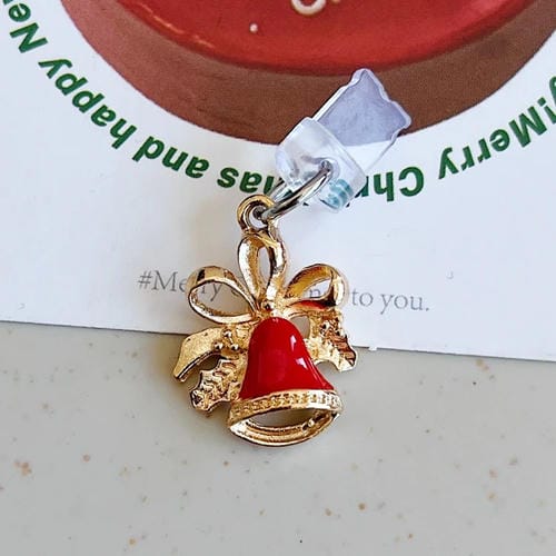 Tapón Antipolvo 8 Pines Serie Navideña Campana