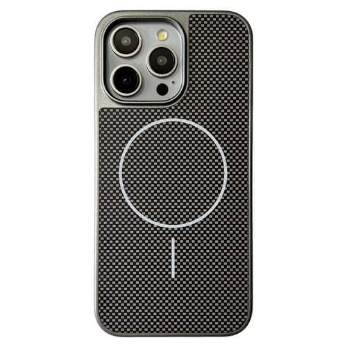 Funda para iPhone 13 Pro Max TPU + PC Magsafe Serie Pita (Gris)