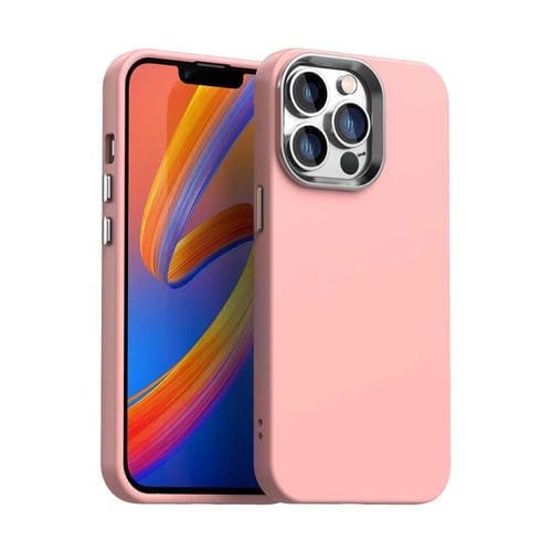 Funda para Teléfono iPhone 13 Pro Max a Prueba de Golpes Serie Colorida (Rosa)