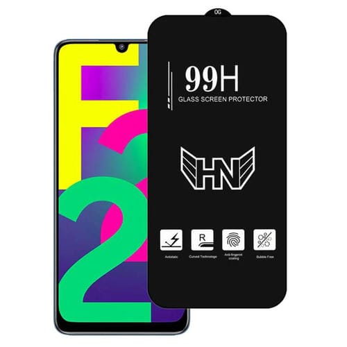 Película de Vidrio Templado Pantalla Completa Samsung Galaxy F22 Arco Grande Aluminio Alto